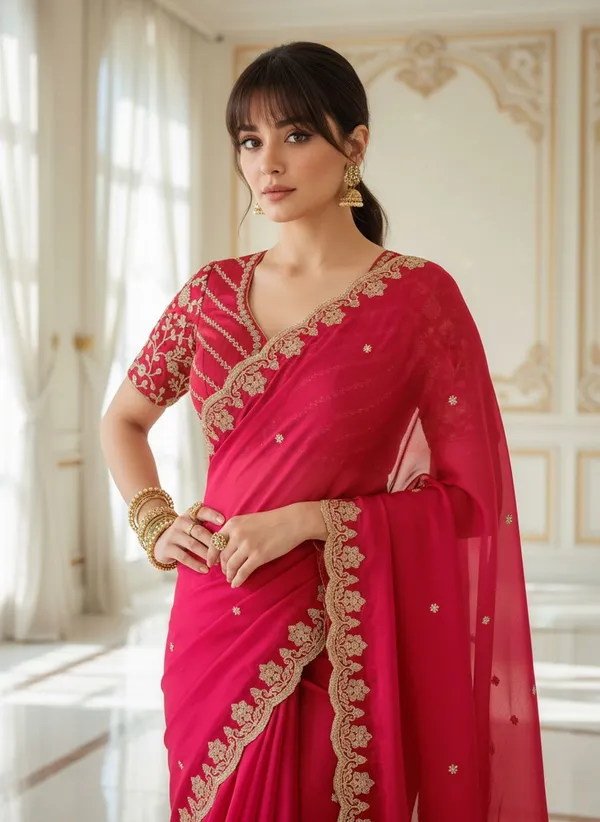 Pink_Satin_Zari_Sequin_Embroidered_Bollywood_Saree_For_Women_|_With_Blouse_Piece