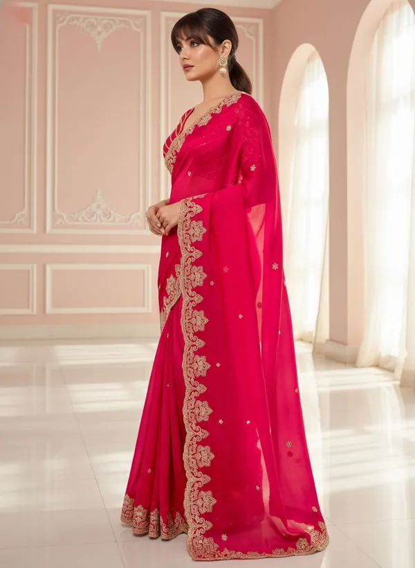 Pink_Satin_Zari_Sequin_Embroidered_Bollywood_Saree_For_Women_|_With_Blouse_Piece