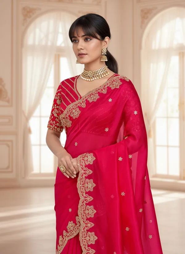 Pink_Satin_Zari_Sequin_Embroidered_Bollywood_Saree_For_Women_|_With_Blouse_Piece