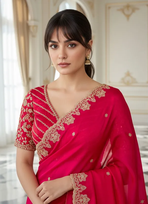 Pink_Satin_Zari_Sequin_Embroidered_Bollywood_Saree_For_Women_|_With_Blouse_Piece