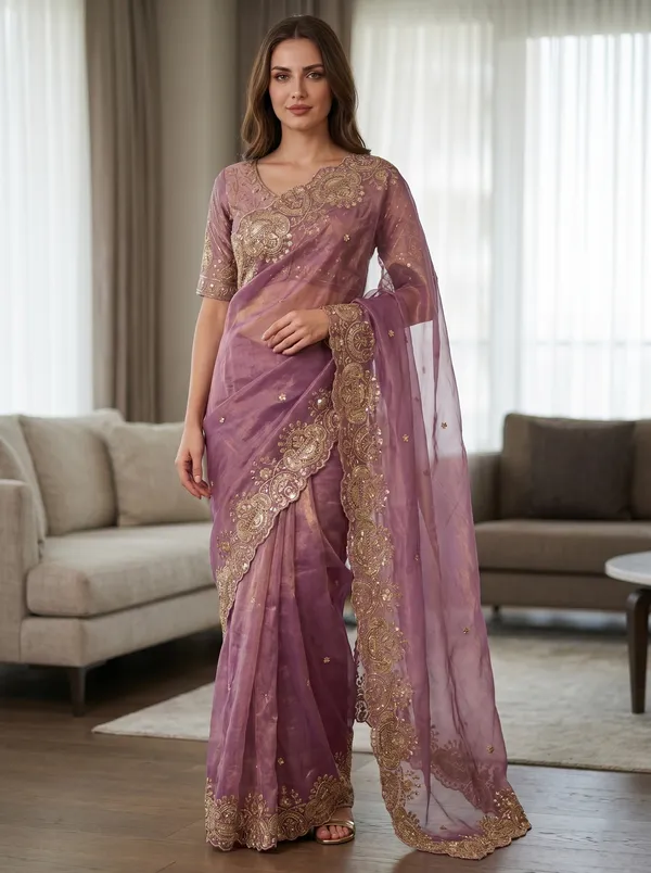 Lavender_Tissue_Satin_Saree_with_Sequence_Embroidery_&_Scalloped_Border