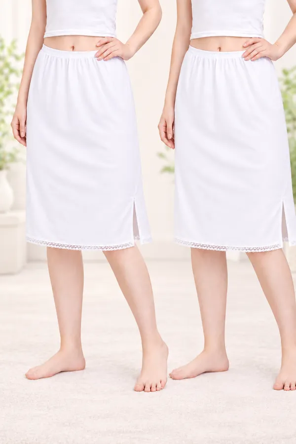Women's_Cotton_Mini_Knee_Length_Under_Skirt_Half_Slip_Pack_2