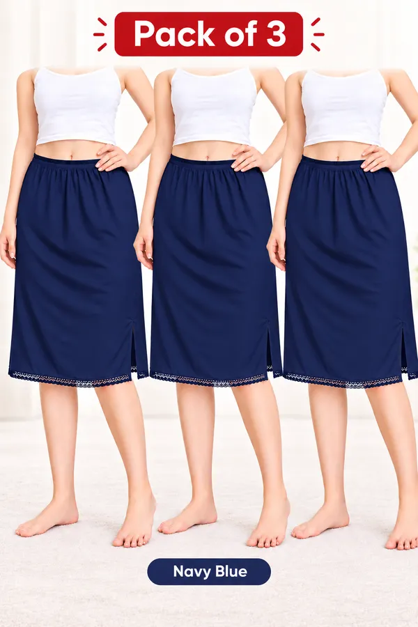 Women's_Cotton_Mini_Knee_Length_Under_Skirt_Half_Slip_Pack_3