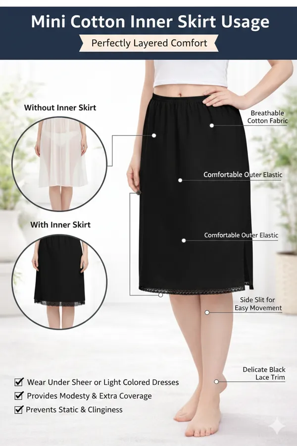 Womens_Cotton_Mini_Knee_Length_Under_Skirt_Half_Slip