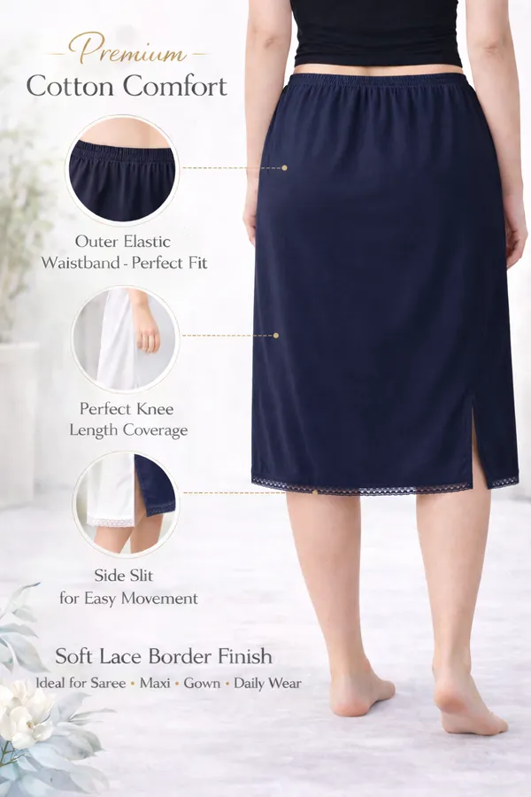 Womens_Cotton_Mini_Knee_Length_Under_Skirt_Half_Slip
