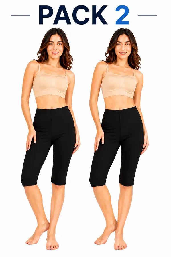 Pack_of_2_Mybody_Women_Cotton_Knee_Length_Cycling_Shorts_Stretchable_Breathable_Biker_Gym_Yoga_Workout_Shorts_Mid_Waist_Athletic_Fit