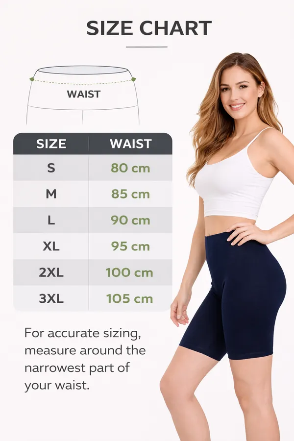 Women�s_Cotton_Above_Knee_Length_Shorty_Pack_3_(M70)_|_Stretchable_Mid_Waist_Gym_Yoga_Workout_Biker_Shorts_|_Soft,_Breathable_&_Comfortable