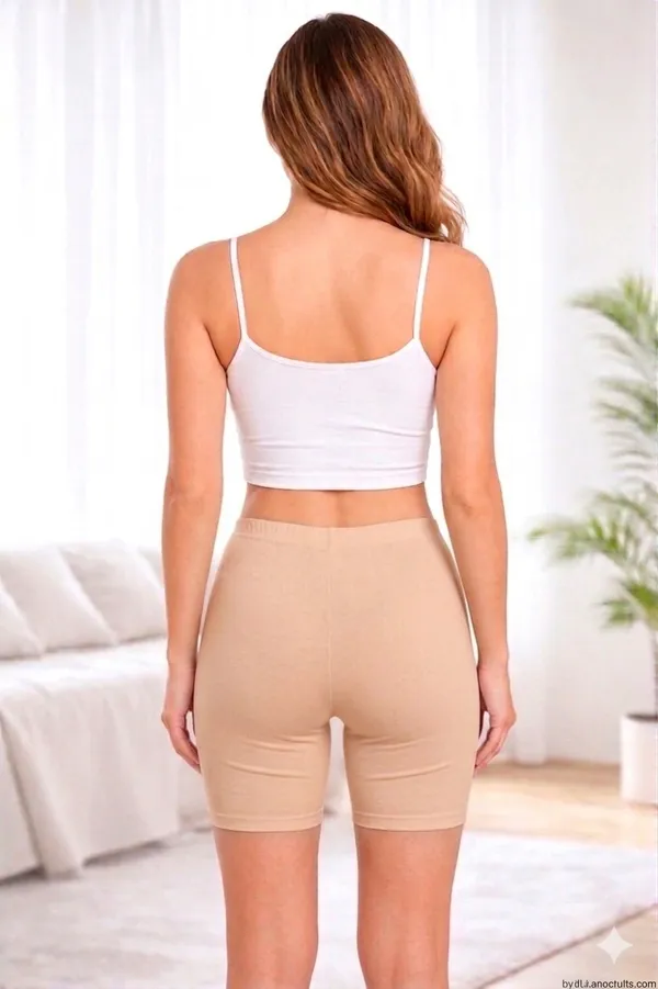Women�s_Cotton_Above_Knee_Length_Shorty_Pack_3_(M70)_|_Stretchable_Mid_Waist_Gym_Yoga_Workout_Biker_Shorts_|_Soft,_Breathable_&_Comfortable