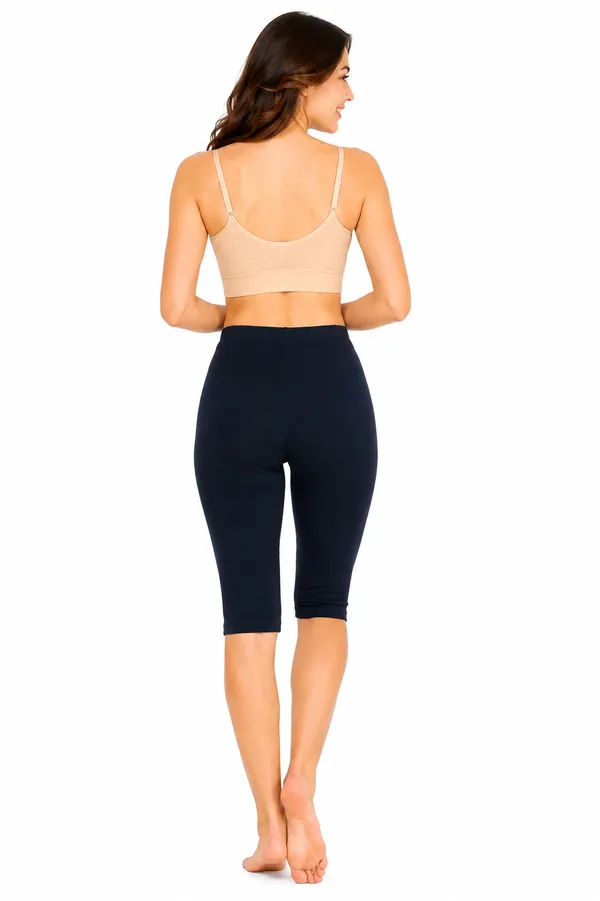 Women�s_Cotton_Knee_Length_Cycling_Shorts_Pack_3_|_Stretchable_Breathable_Biker_Gym_Yoga_Workout_Shorts_|_Mid_Waist_Athletic_Fit