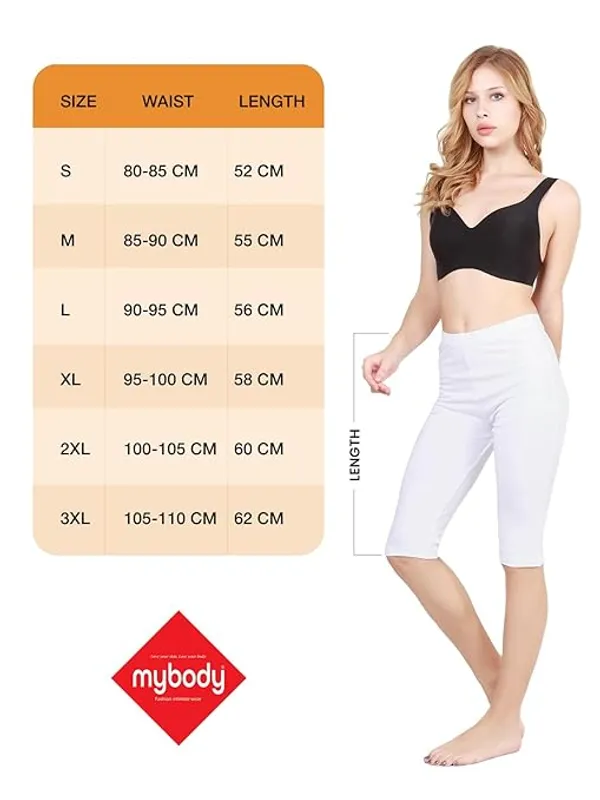 Women�s_Cotton_Knee_Length_Cycling_Shorts_Pack_3_|_Stretchable_Breathable_Biker_Gym_Yoga_Workout_Shorts_|_Mid_Waist_Athletic_Fit