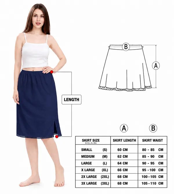 Women�s_Cotton_Knitted_Petticoat_Slip_Combo_Pack_of_2_|_1_Knee_Length_&_1_Ankle_Length_Underskirt_|_Soft_Breathable_Inner_Skirt_for_Saree,_Dress,_Kurti_&_Gown