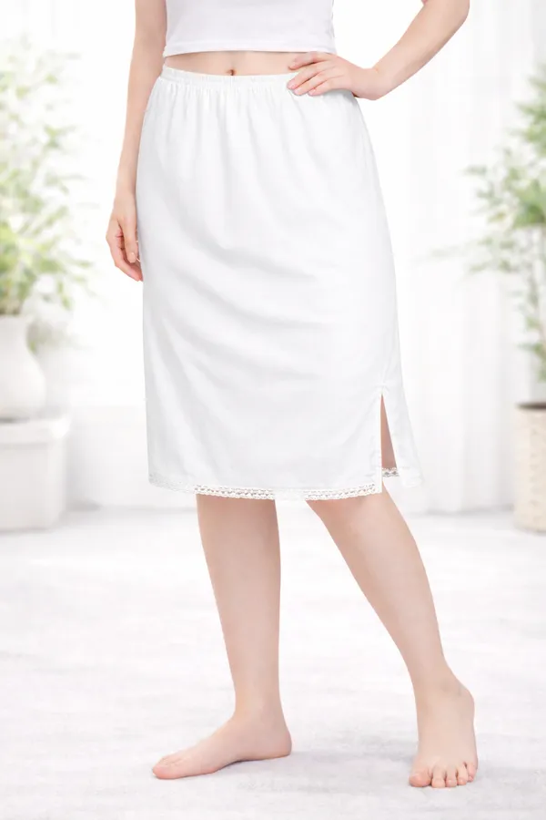 Women�s_Cotton_Knitted_Petticoat_Slip_Combo_Pack_of_2_|_1_Knee_Length_&_1_Ankle_Length_Underskirt_|_Soft_Breathable_Inner_Skirt_for_Saree,_Dress,_Kurti_&_Gown