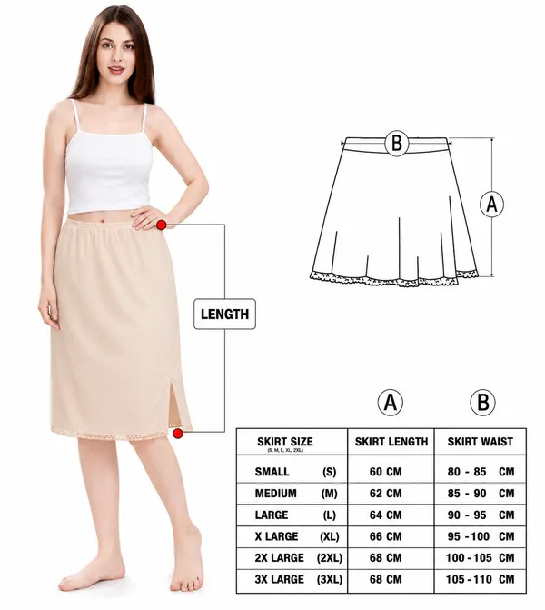 Women�s_Cotton_Knitted_Petticoat_Slip_Combo_Pack_of_2_|_1_Knee_Length_&_1_Ankle_Length_Underskirt_|_Soft_Breathable_Inner_Skirt_for_Saree,_Dress,_Kurti_&_Gown
