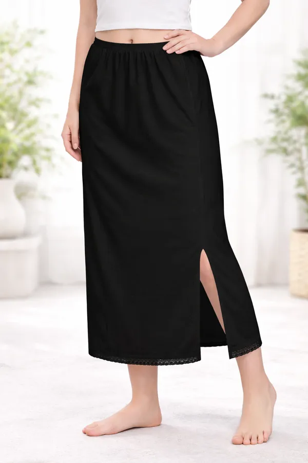 Women�s_Cotton_Knitted_Petticoat_Slip_Combo_Pack_of_2_|_1_Knee_Length_&_1_Ankle_Length_Underskirt_|_Soft_Breathable_Inner_Skirt_for_Saree,_Dress,_Kurti_&_Gown