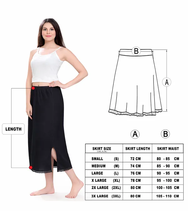 Women�s_Cotton_Knitted_Petticoat_Slip_Combo_Pack_of_2_|_1_Knee_Length_&_1_Ankle_Length_Underskirt_|_Soft_Breathable_Inner_Skirt_for_Saree,_Dress,_Kurti_&_Gown