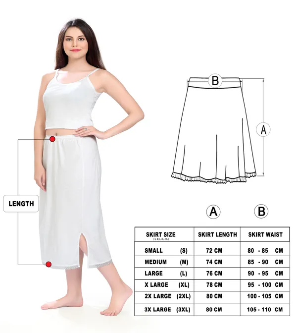Women�s_Cotton_Knitted_Petticoat_Slip_Combo_Pack_of_2_|_1_Knee_Length_&_1_Ankle_Length_Underskirt_|_Soft_Breathable_Inner_Skirt_for_Saree,_Dress,_Kurti_&_Gown