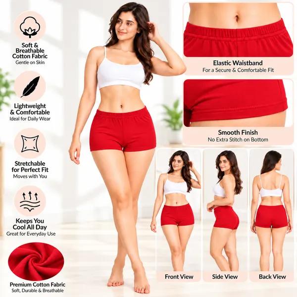 Women's_Cotton_Spandex_Boyleg_Panties_|_Soft_&_Comfortable_Full_Coverage_Underwear_with_Elastic_Waistband