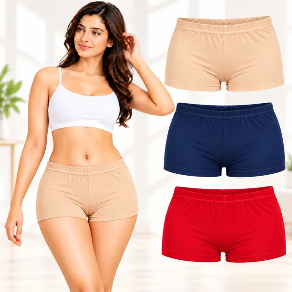 Women's_Cotton_Spandex_Boyleg_Panties_|_Soft_&_Comfortable_Full_Coverage_Underwear_with_Elastic_Waistband