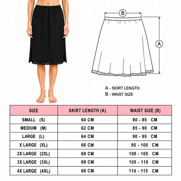 Women's_Cotton_Mini_Knee_Length_Under_Skirt_Half_Slip_Pack_2