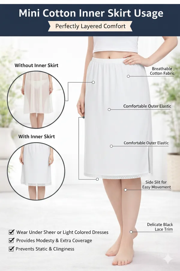 Womens_Cotton_Mini_Knee_Length_Under_Skirt_Half_Slip