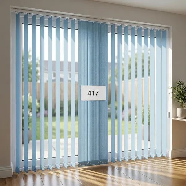 Blue_Textured_Vertical_Striped_Curtain_Fabric_Material(Vertical_Blinds)