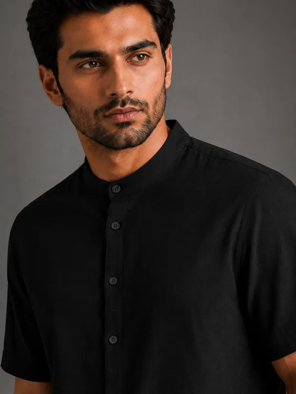 Black_Mandarin_Collar_Shirt_for_Men
