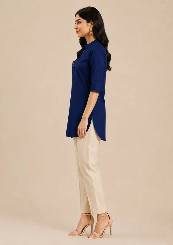 Blue_Collar_Short_Kurti
