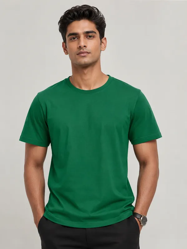Green_Regular_Fit_T-Shirt