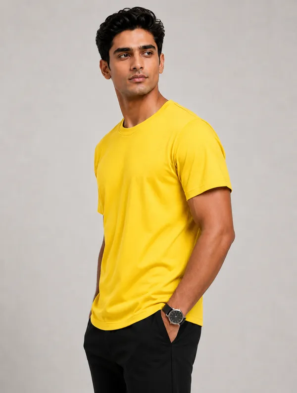 Yellow_Regular_Fit_T-Shirt