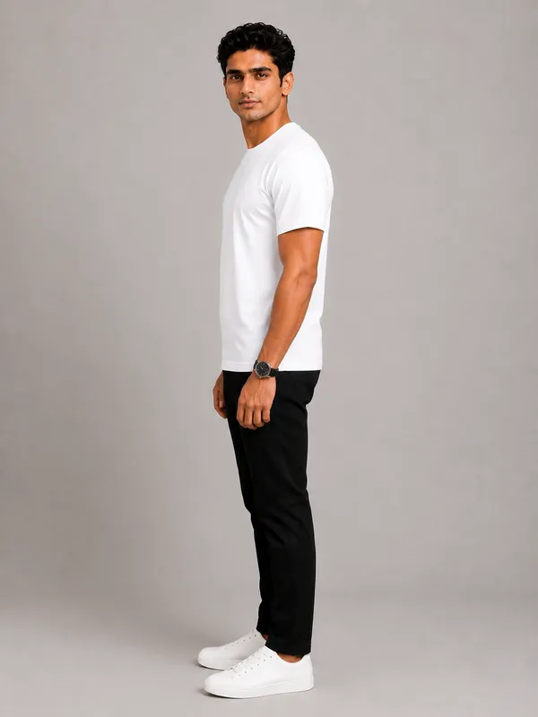 White_Blue_Regular_Fit_T-Shirt
