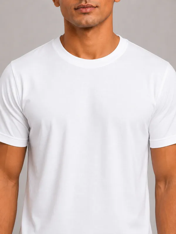 White_Blue_Regular_Fit_T-Shirt