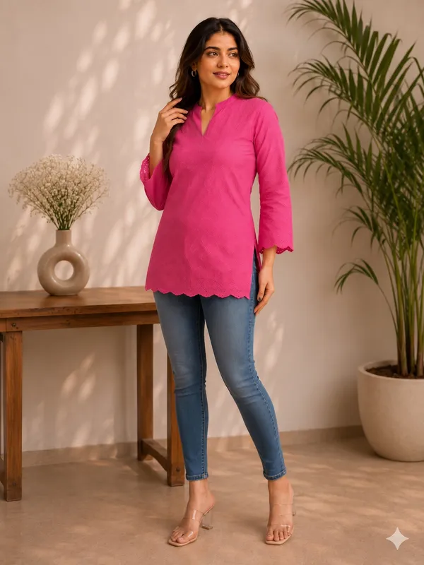 Gulnaar_Chikankari_Short_Kurti