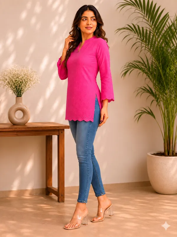 Gulnaar_Chikankari_Short_Kurti