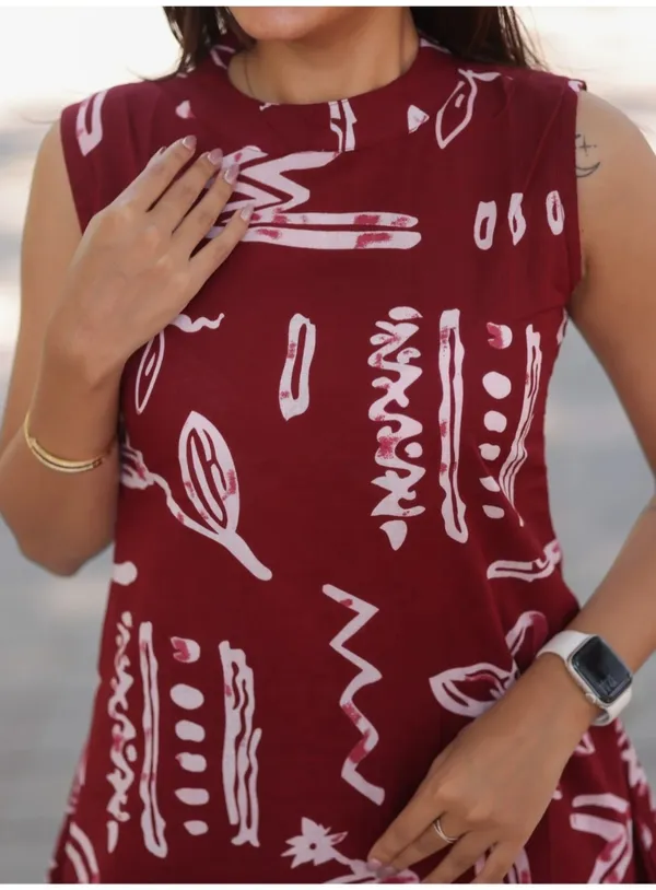 Maroon_Printed_Sleeveless_Midi_Dress_With_Pockets