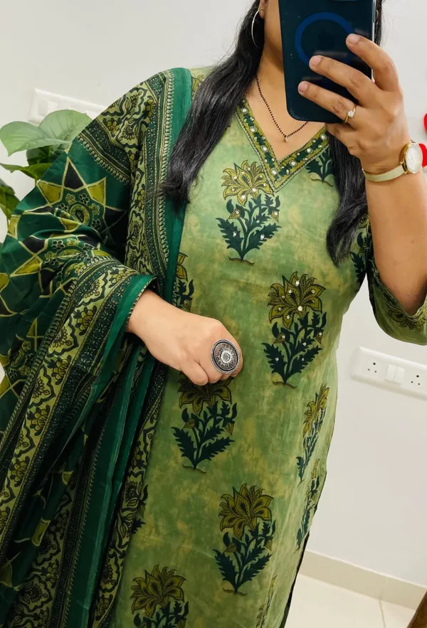 Green_Floral_Print_Ethnic_Salwar_Suit_Set_With_Dupatta
