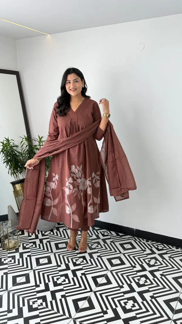 Mauve_Floral_Embroidered_Anarkali_Suit_Set_With_Dupatta