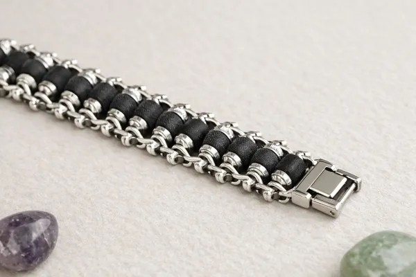 Divine_Silver_Plated_Unisex_Karungli_Bracelet