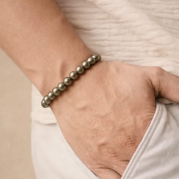 Dhanashree_Pyrite_Bracelet
