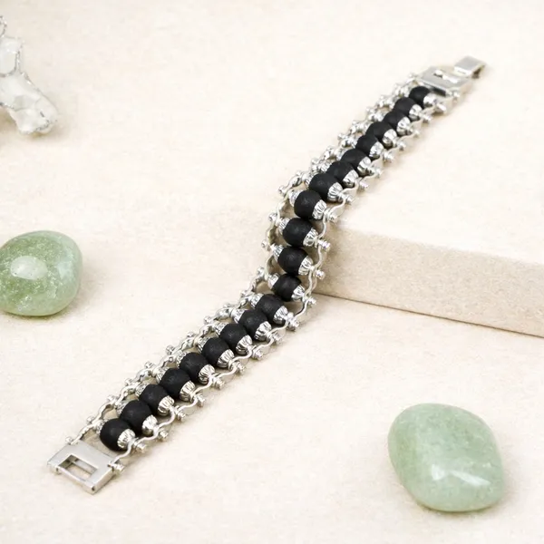 Divine_Silver_Plated_Unisex_Karungli_Bracelet