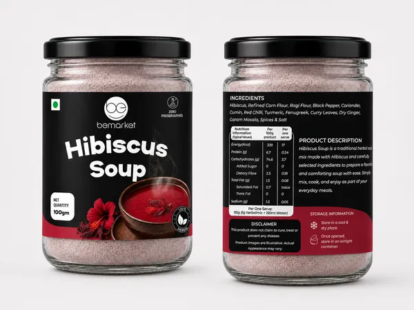 Bemarket_Hibiscus_Soup_Mix_And_Vazhaithandu_Herbal_Soup_Mix_Pack_Of_2