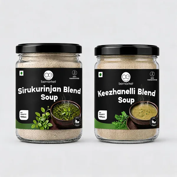 Bemarket_Keezhanelli_Blend_Soup_Mix_And_Sirukurinjan_Blend_Soup_Mix_Pack_of_2
