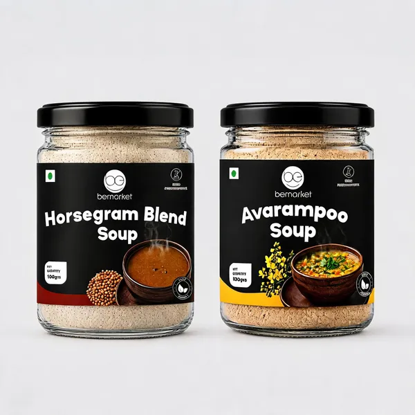 Bemarket_Horsegram_Blend_Soup_Mix_And_Avarampoo_Soup_Mix_Pack_of_2