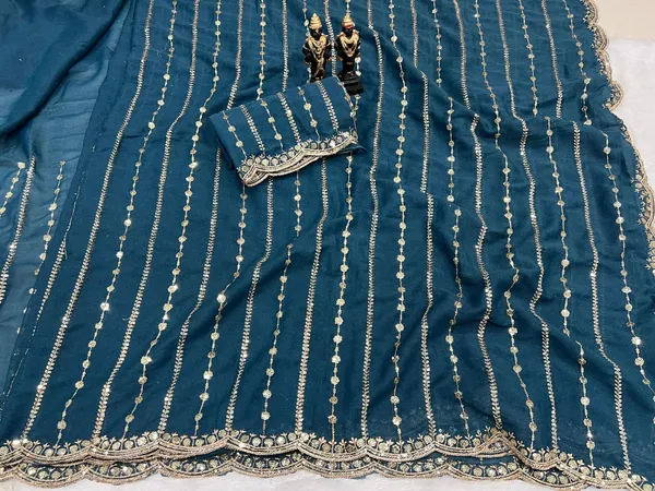Blue_Star_Georgette_Saree_With_Unstitched_Blouse_Piece_For_Women