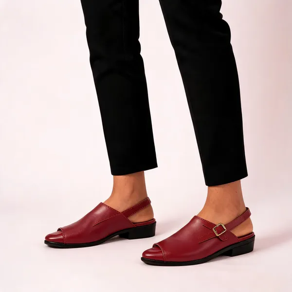Burgundy_Synthetic_Leather_Monk_Strap_Formal_Shoes_For_Men