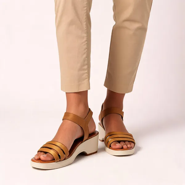 Brown_Synthetic_Leather_Strappy_Block_Heel_Sandals_For_Women