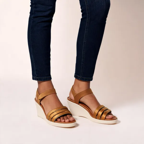 Brown_Synthetic_Leather_Strappy_Block_Heel_Sandals_For_Women