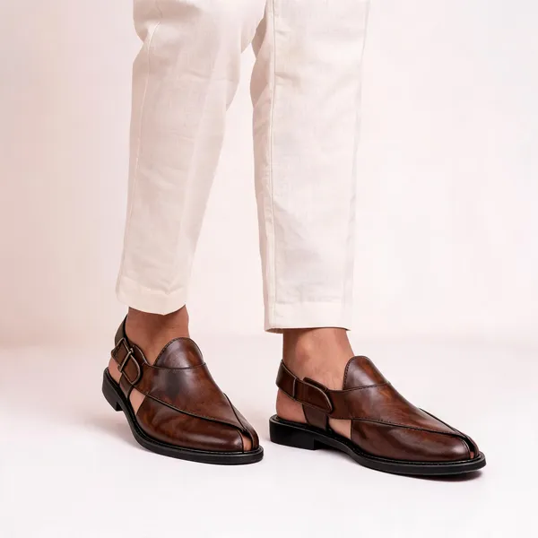 Brown_Synthetic_Traditional_Slip-On_Peshawari_Sandals_For_Men