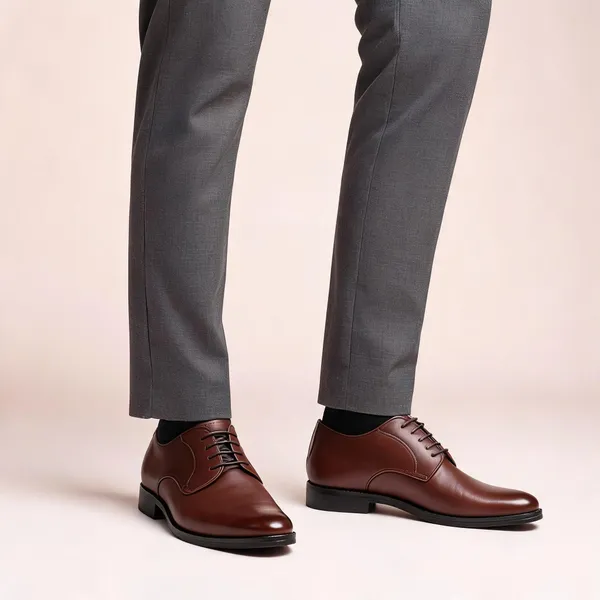 Brown_Synthetic_Lace-Up_Derby_Shoes_For_Men