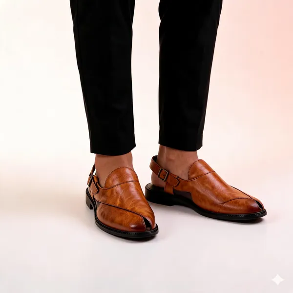 Brown_Synthetic_Traditional_Slip-On_Peshawari_Sandals_For_Men