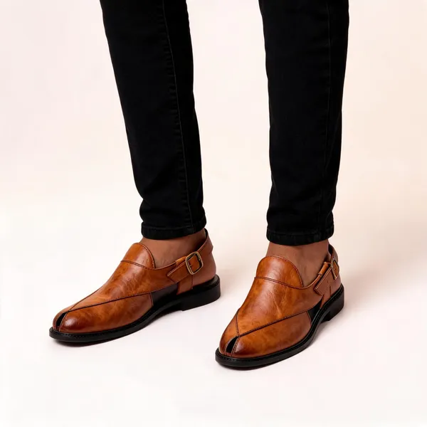 Brown_Synthetic_Traditional_Slip-On_Peshawari_Sandals_For_Men